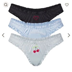 EVERYTHING MUST GO Skims sleepover satin thong pack